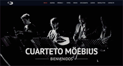 Desktop Screenshot of cuartetomoebius.com